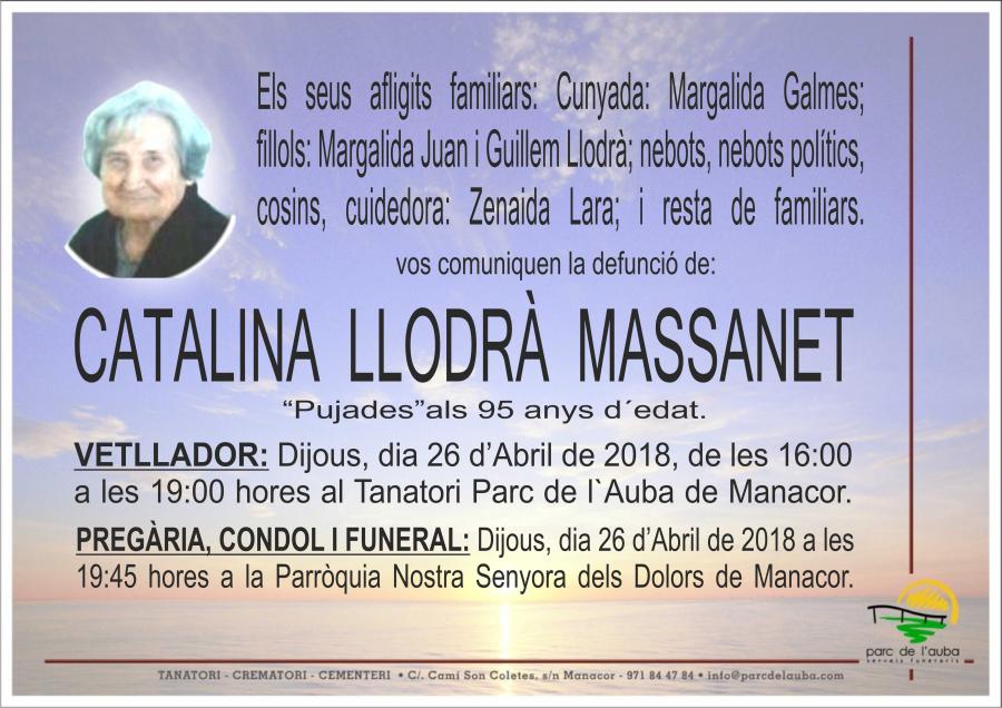 CATALINA LLODRÀ MASSANET