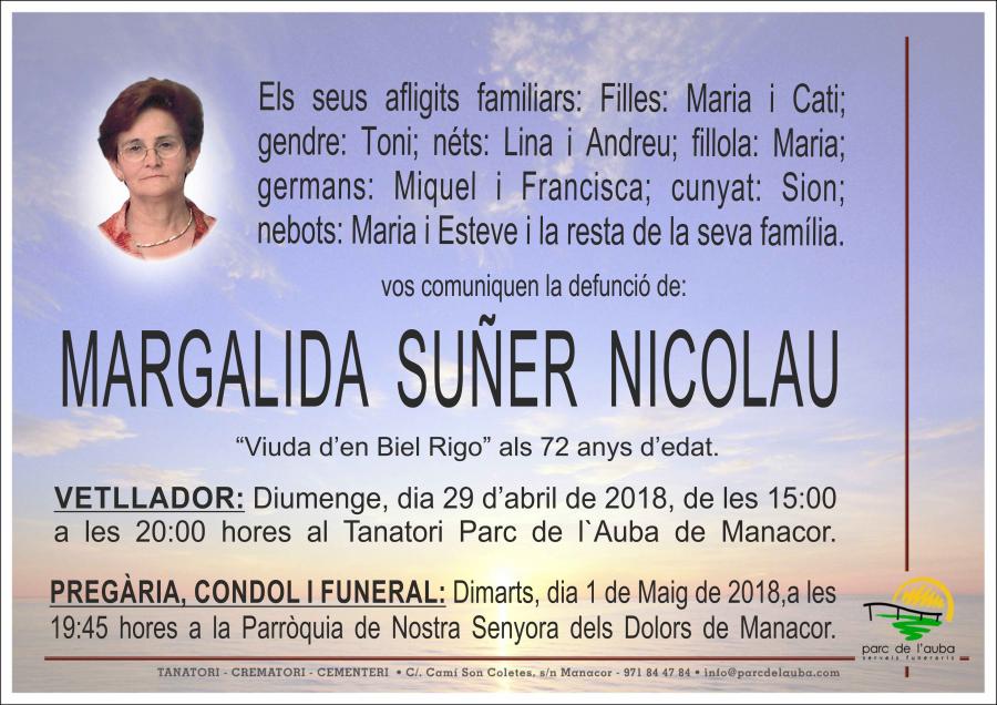 MARGALIDA SUÑER NICOLAU