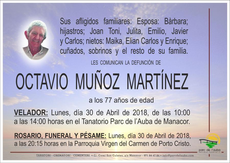 OCTAVIO MUÑOZ MARTÍNEZ