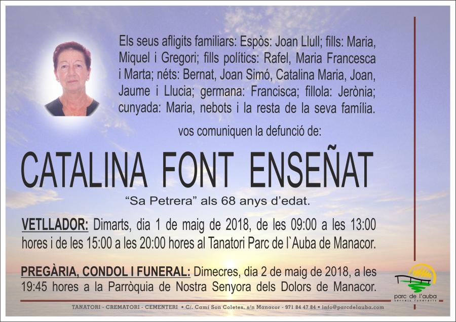 CATALINA FONT ENSEÑAT