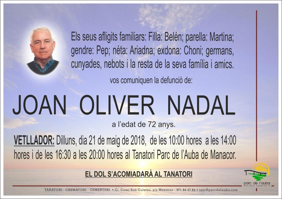 JOAN OLIVER NADAL