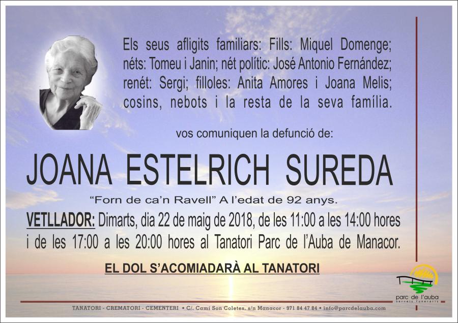 JOANA ESTELRICH SUREDA