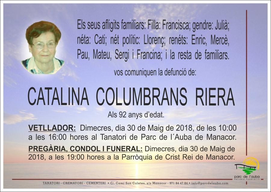 CATALINA COLUMBRANS RIERA