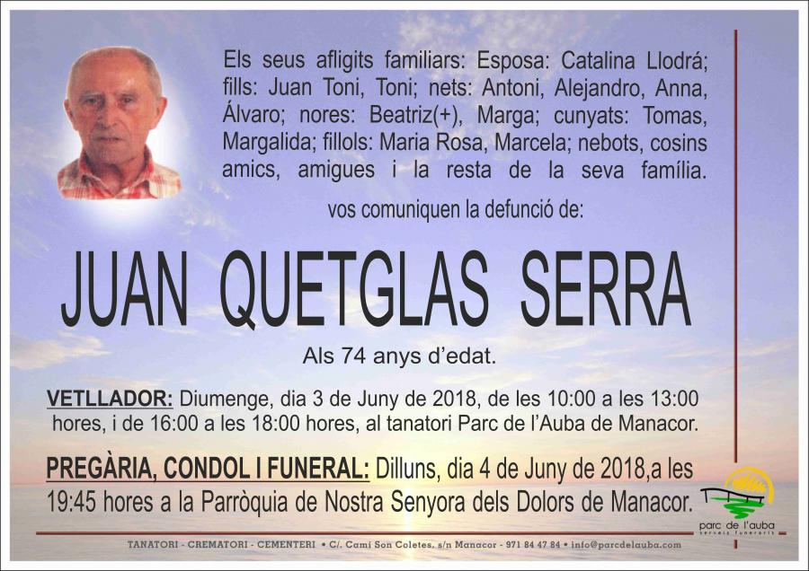 JUAN QUETGLAS SERRA