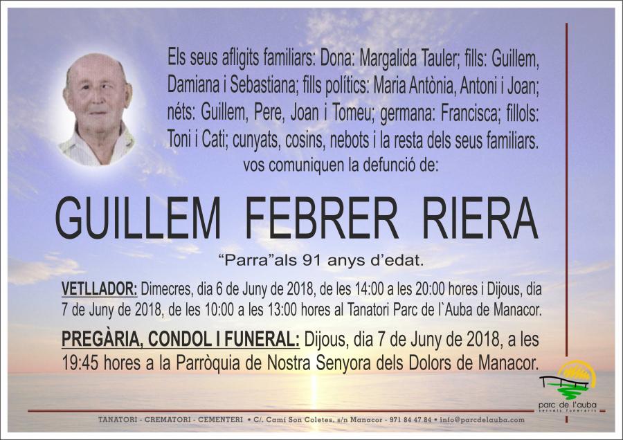 GUILLEM FEBRER RIERA