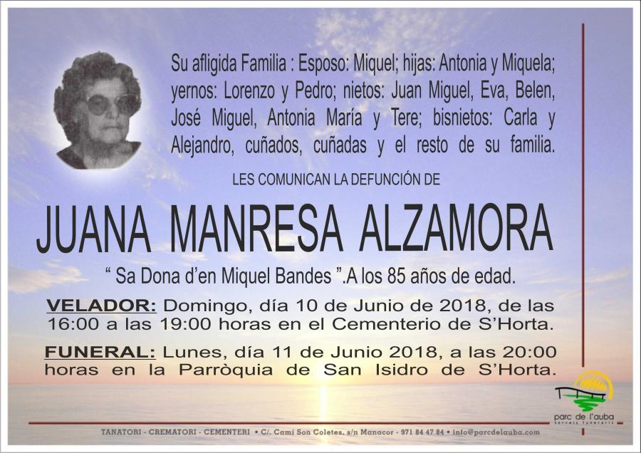 JUANA MANRESA ALZAMORA