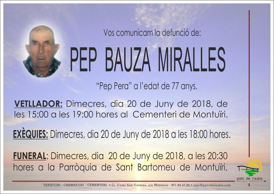 PEP BAUZA MIRALLES