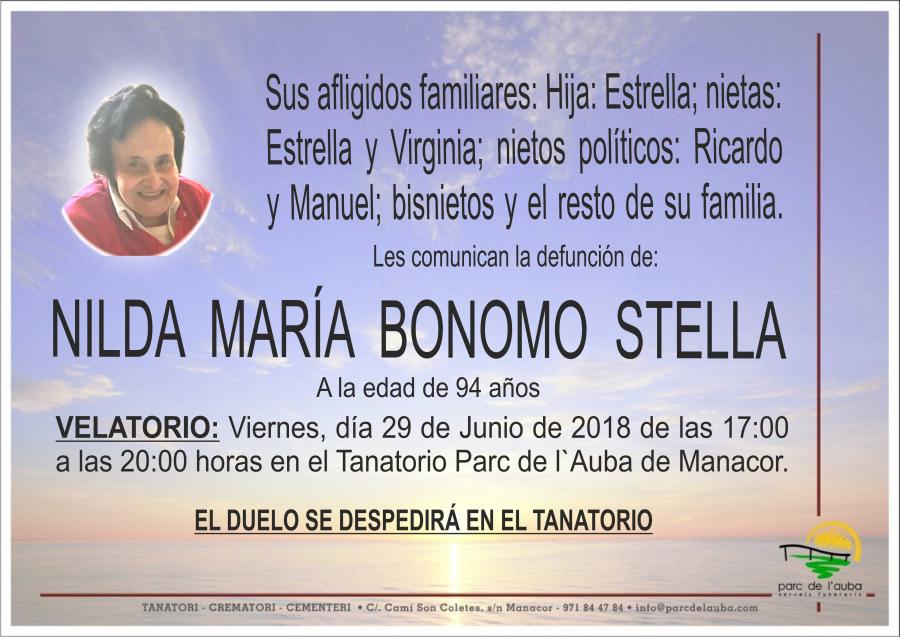 NILDA NARIA BONOMO STELLA