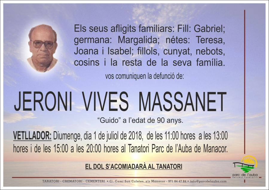 JERONI VIVES MASSANET