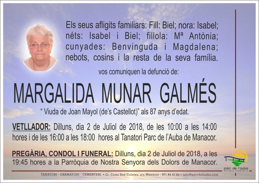 MARGALIDA MUNAR GALMÉS