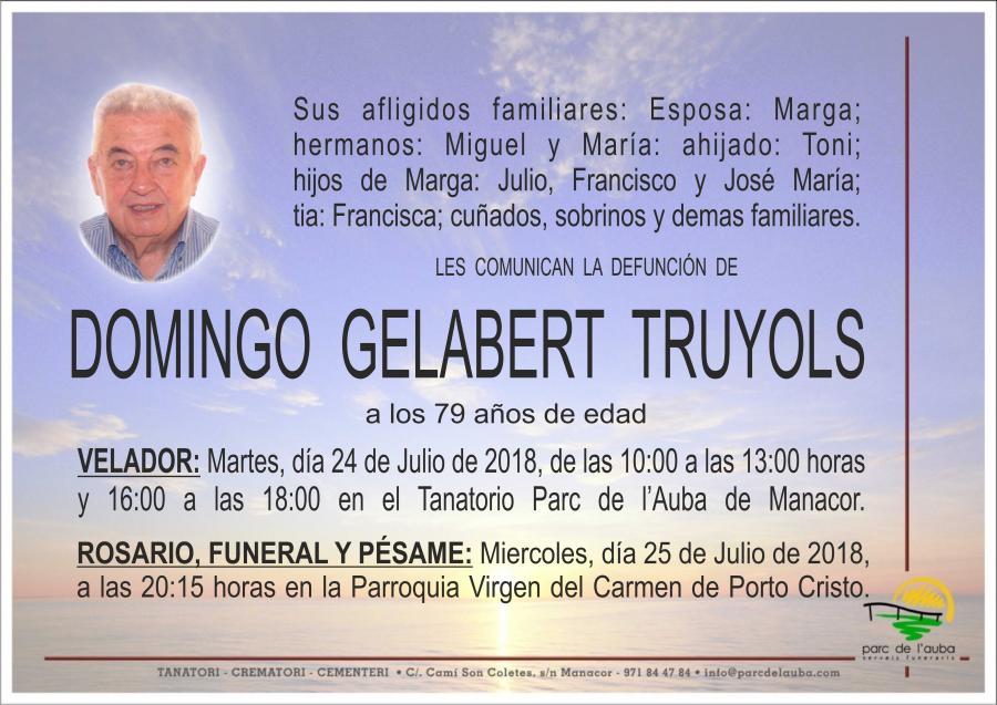 DOMINGO GELABER TRUYOLS