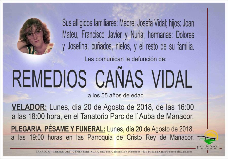 REMEDIOS CAÑAS VIDAL