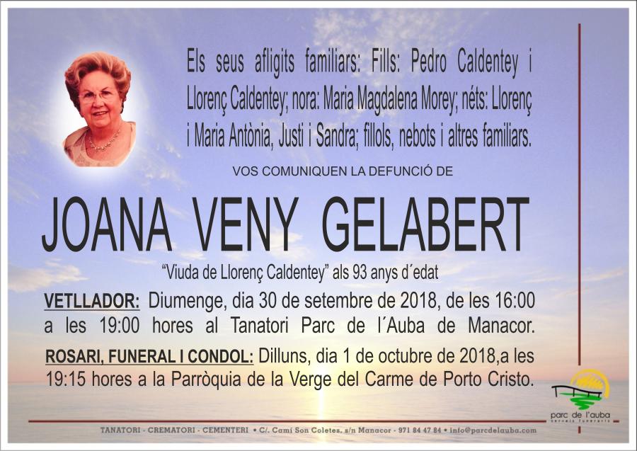 JOANA VENY GELABERT