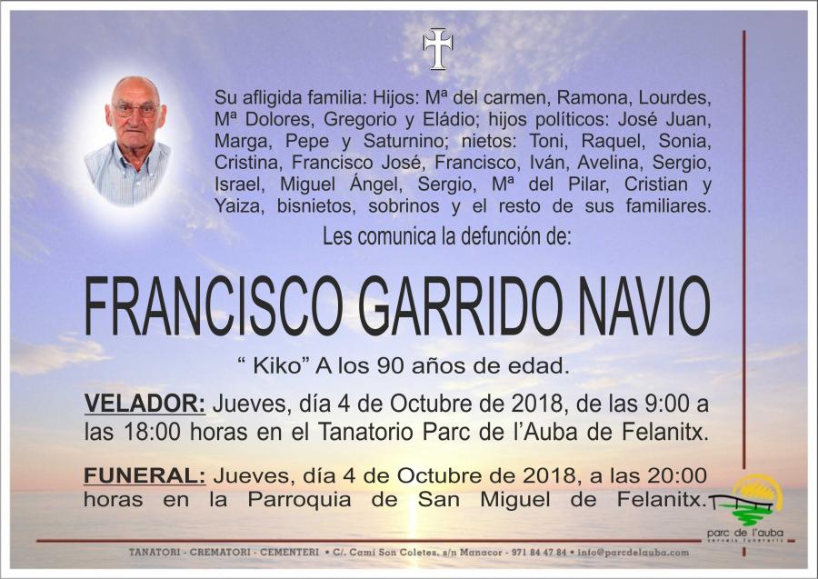 FRANCISCO  GARRIDO NAVIO