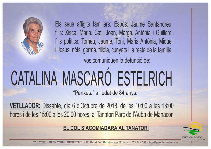 CATALINA MASCARÓ ESTELRICH