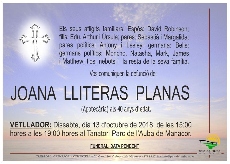 JOANA LLITERAS PLANAS