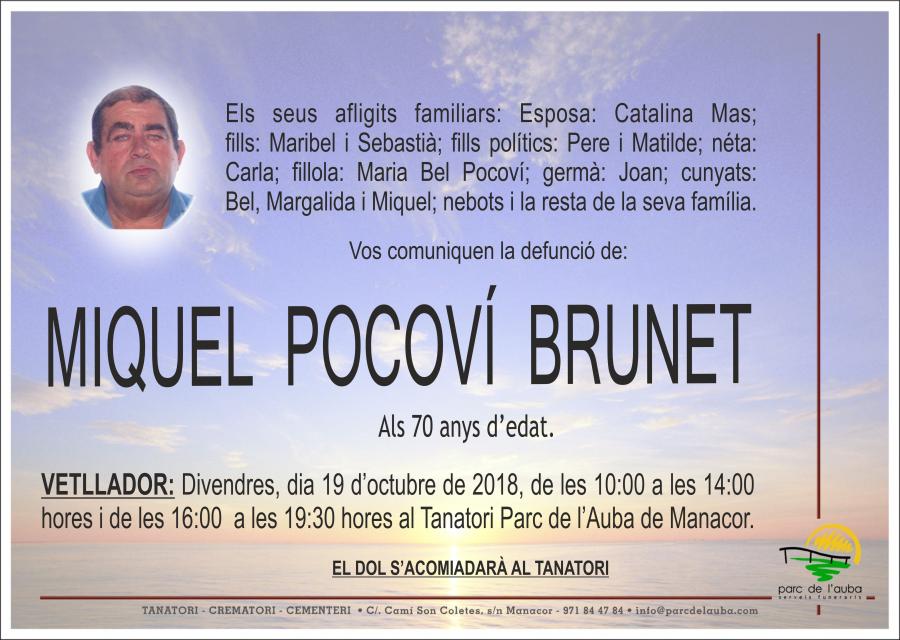 MIQUEL POCOVÍ BRUNET
