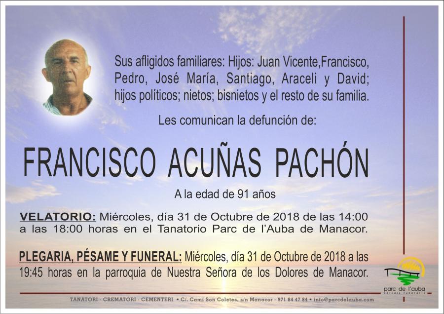 FRANCISCO ACUÑAS PACHÓN