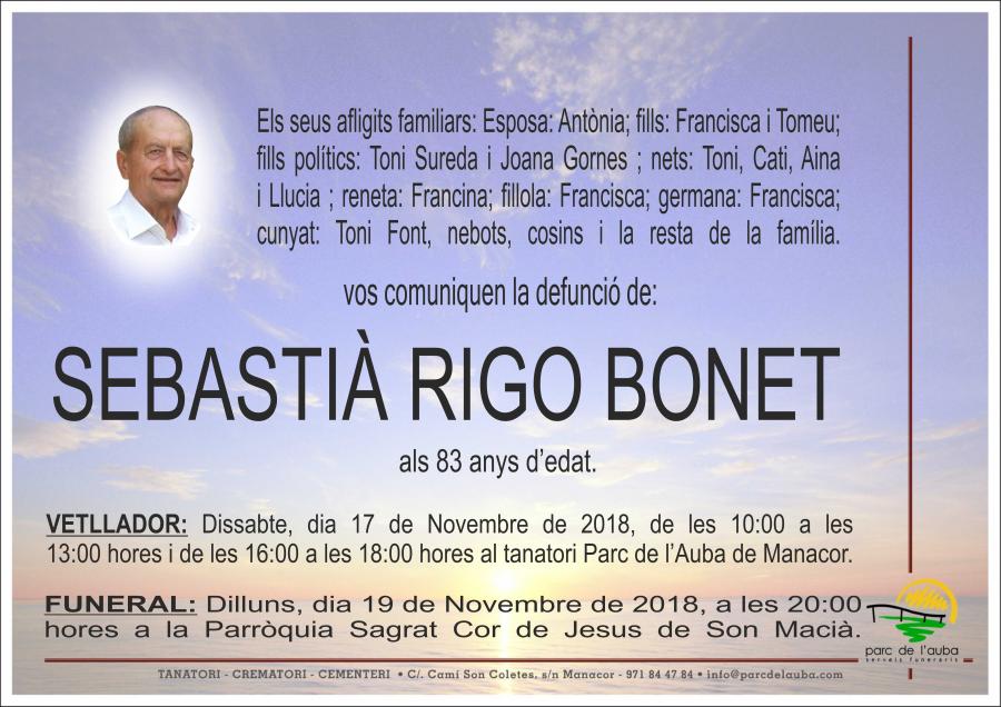 SEBASTIÀ RIGO BONET