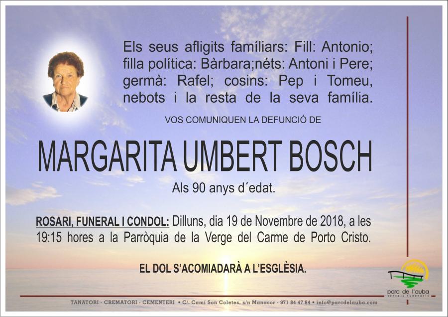 MARGARITA UMBERT BOSCH