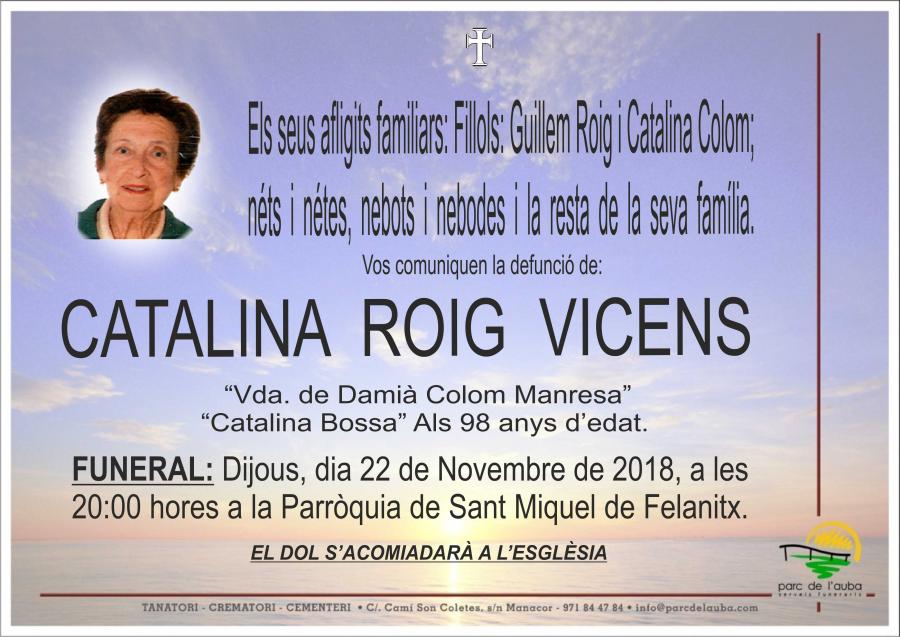 CATALINA ROIG VICENS
