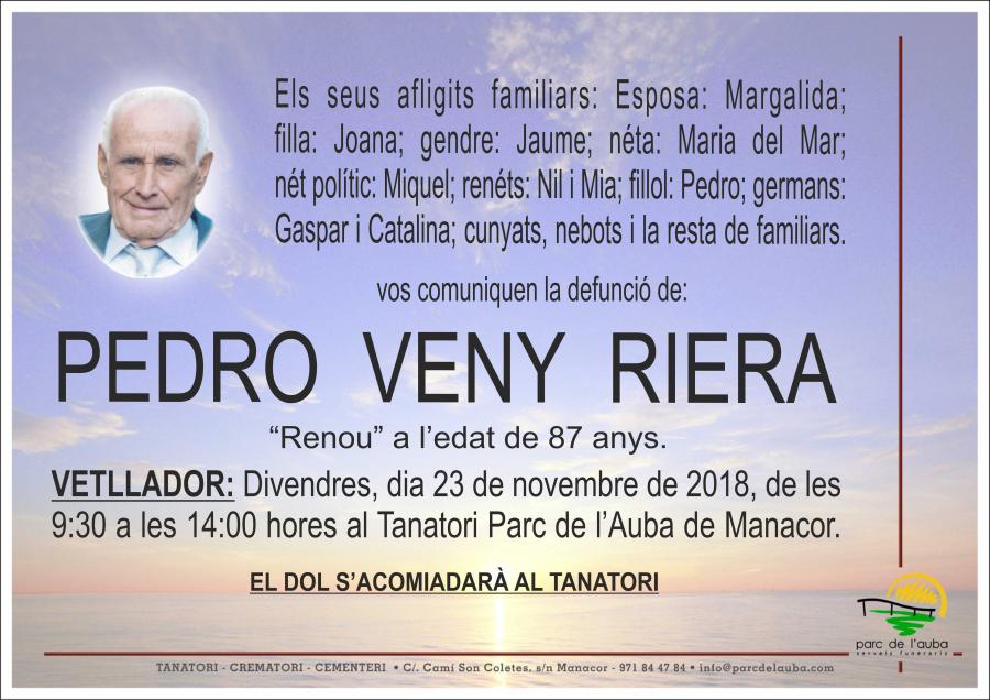 PEDRO VENY  RIERA