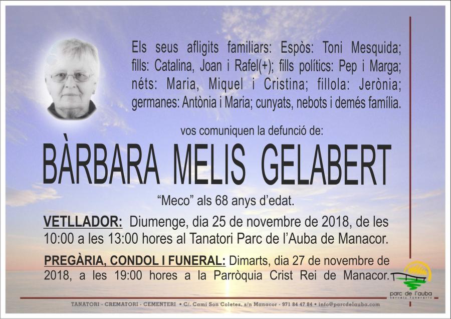 BÀRBARA MELIS GELABERT
