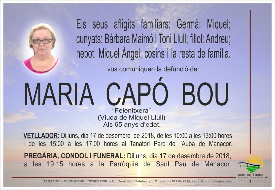MARIA CAPÓ BOU