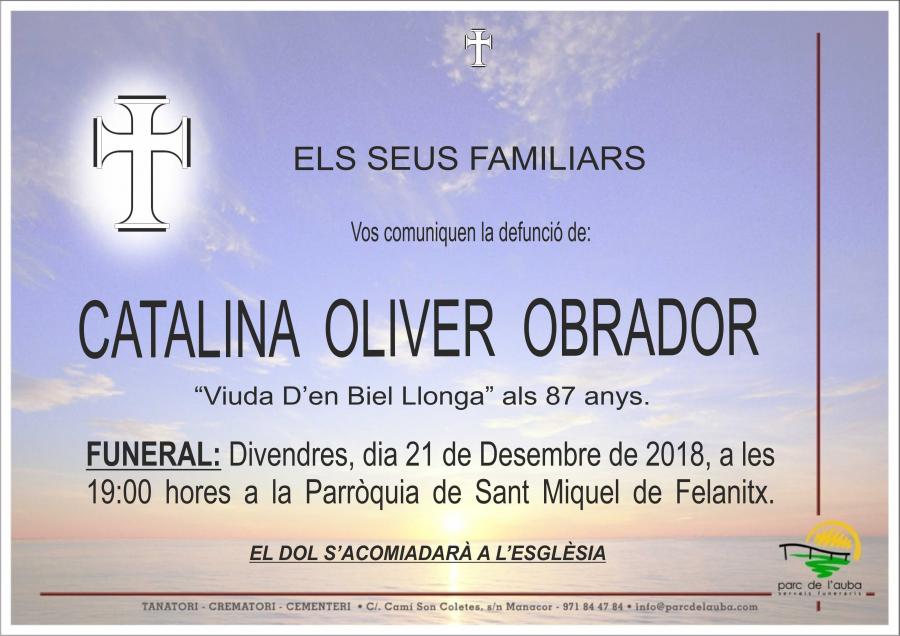 CATALINA OLIVER OBRADOR