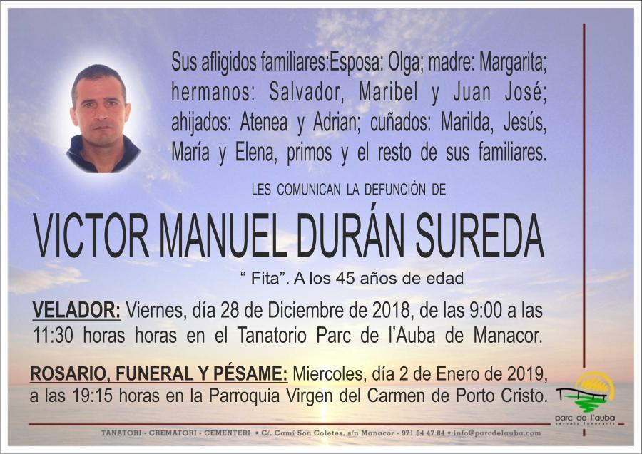 VICTOR MANUEL DURÁN SUREDA