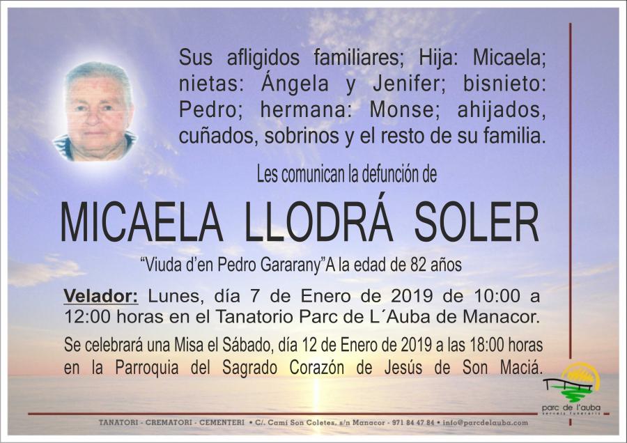 MICAELA LLODRÁ SOLER