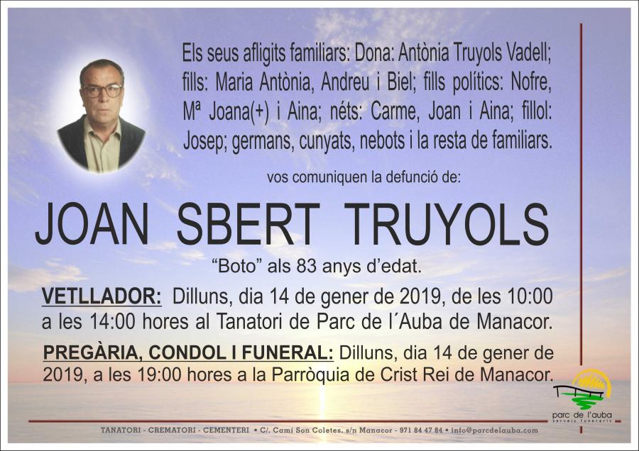 JOAN SBERT TRUYOLS