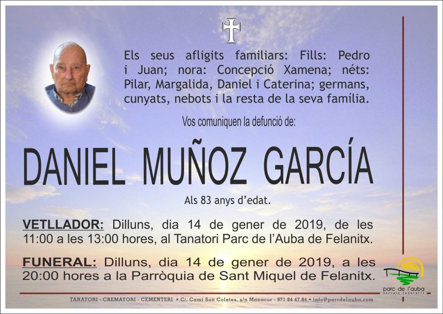 DANIEL MUÑOZ GARCÍA