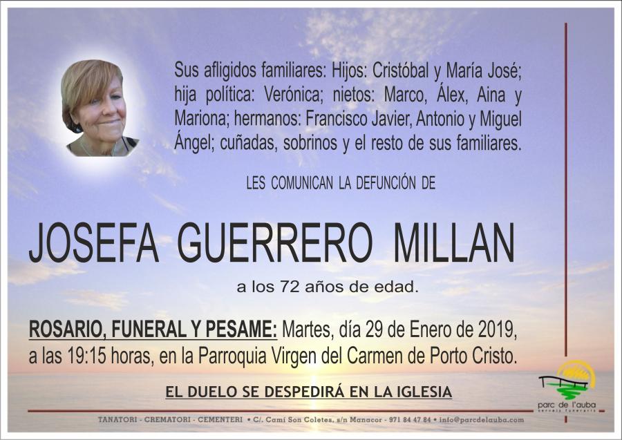 JOSEFA GUERRERO MILLAN