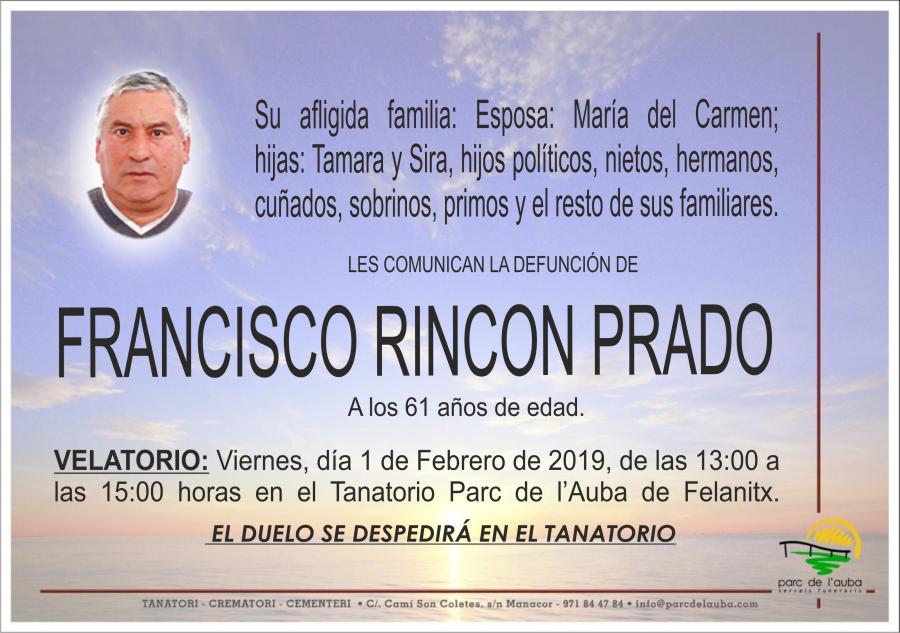 FRANCISCO RINCON PRADO