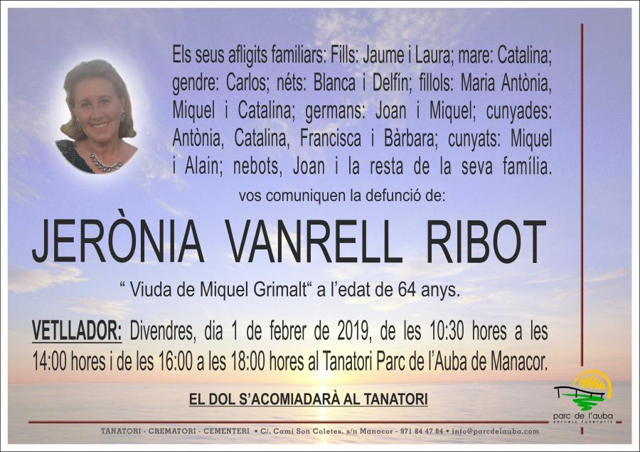 JERÃ'NIA VANRELL RIBOT