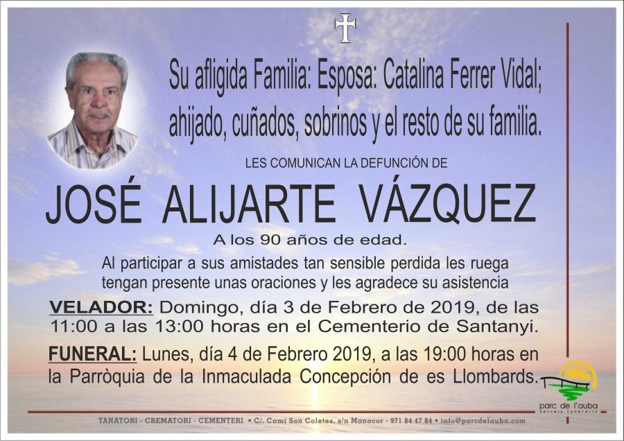JOSÉ ALIJARTE VÁZQUEZ