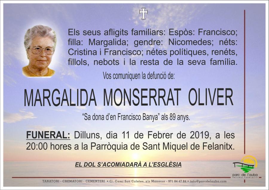 MARGALIDA MONSERRAT OLIVER