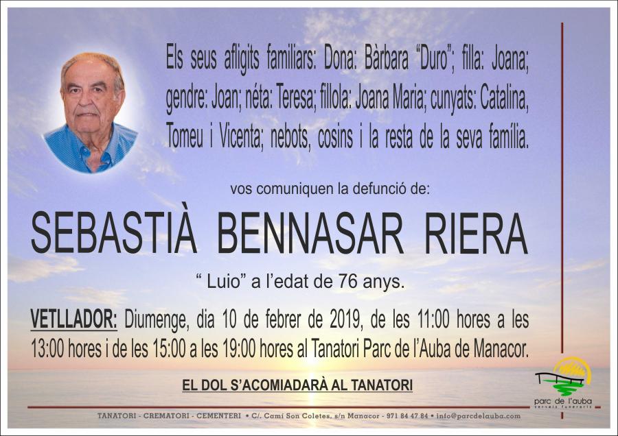 SEBASTIÀ BENNASAR RIERA