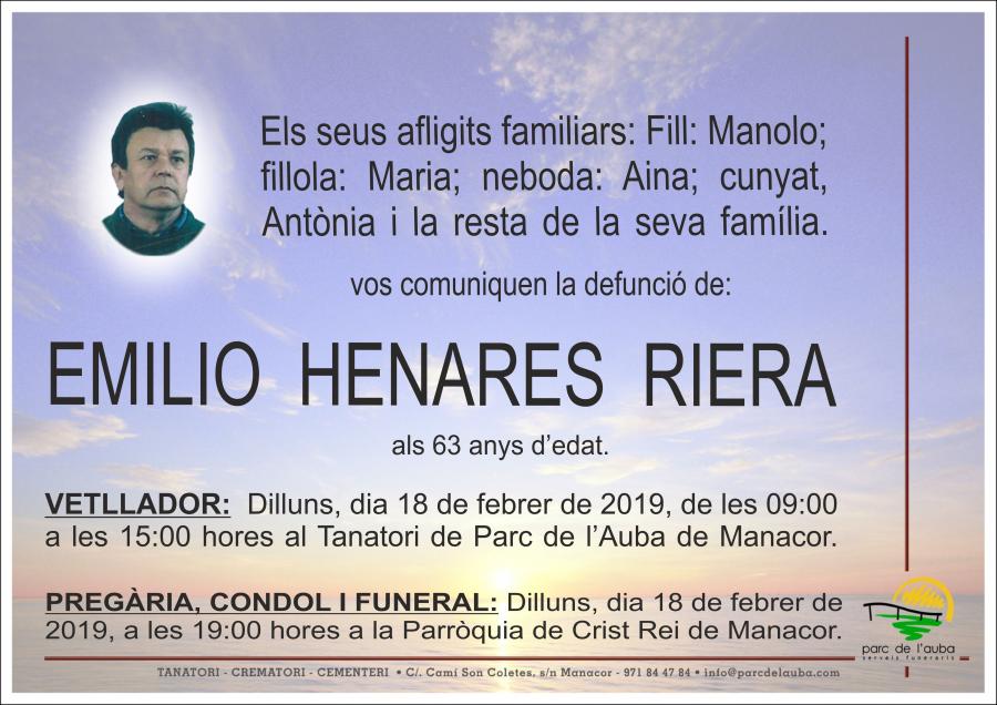 EMILIO HENARES RIERA