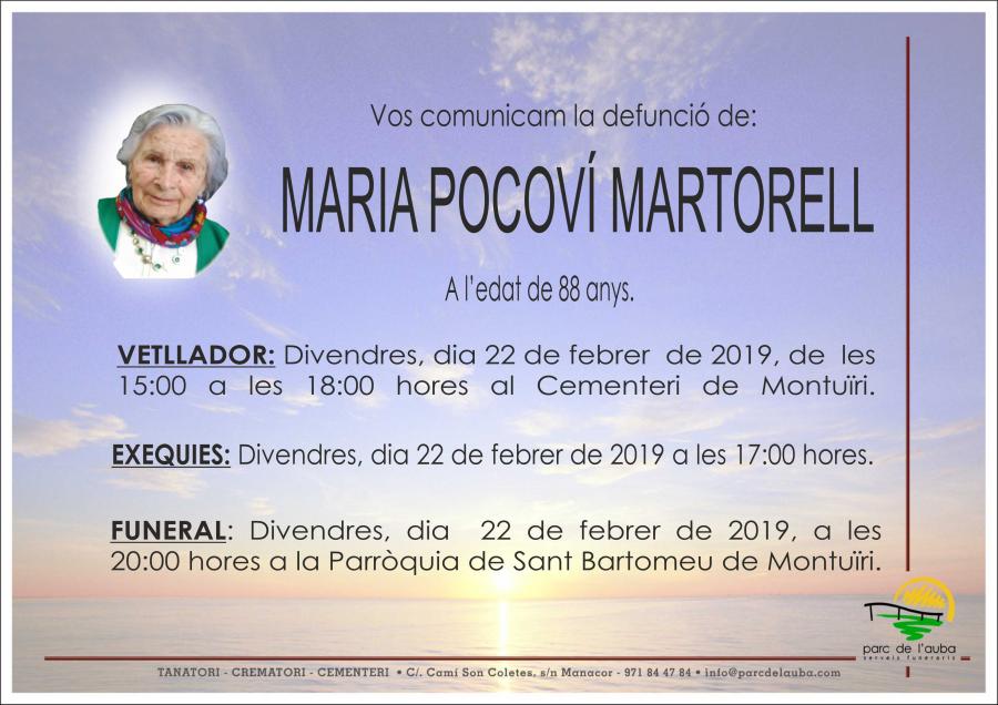 MARIA POCOVÍ MARTORELL