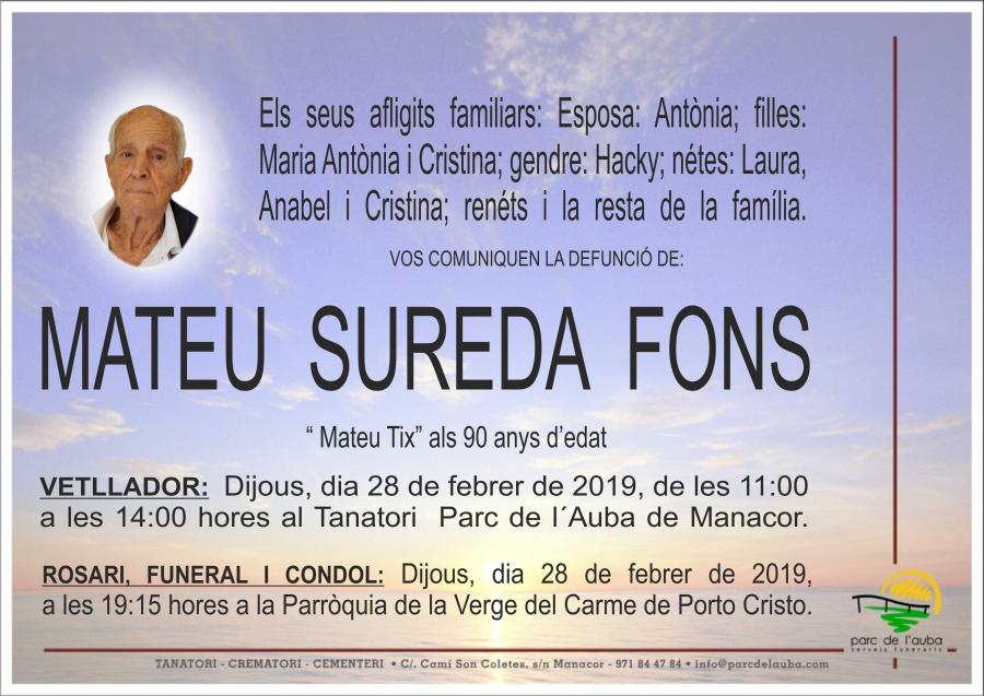 MATEU SUREDA FONS