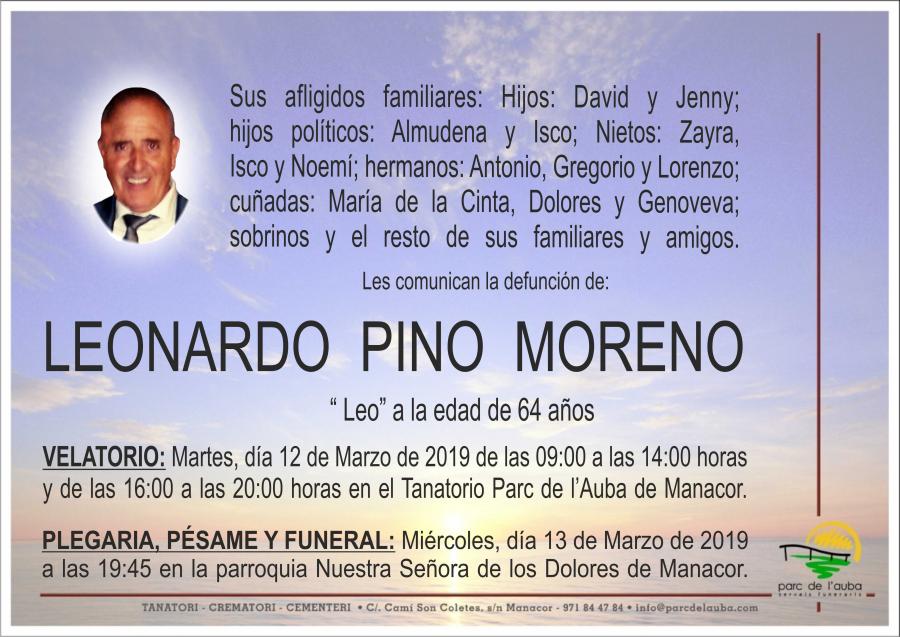 LEONARDO PINO MORENO