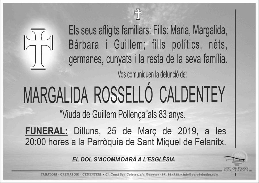 MARGALIDA ROSSELLÓ CALDENTEY