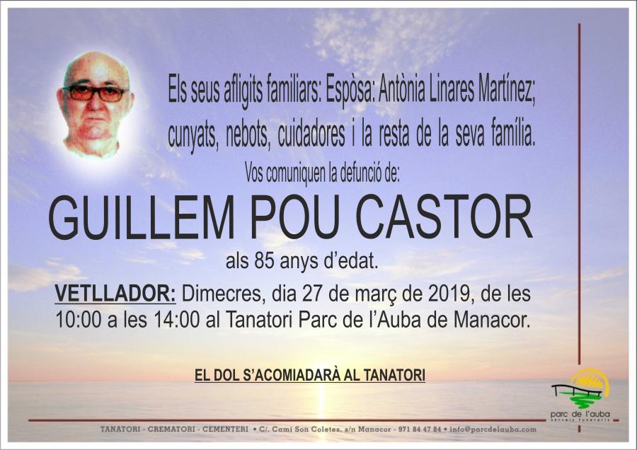 GUILLEM  POU CASTOR