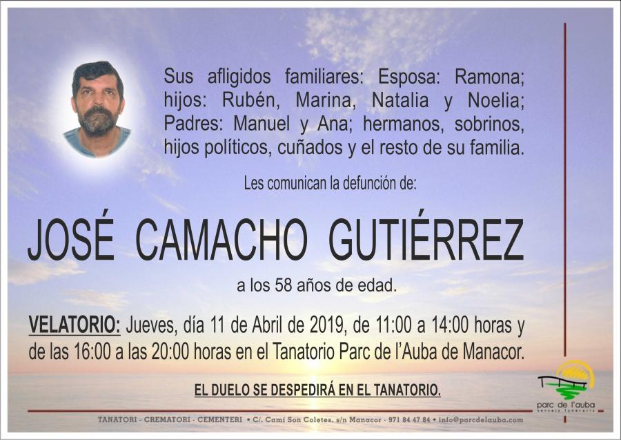 JOSÉ CAMACHO GUTIÉRREZ