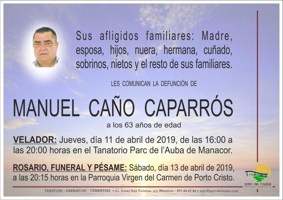 MANUEL CAÑO CAPARRÓS