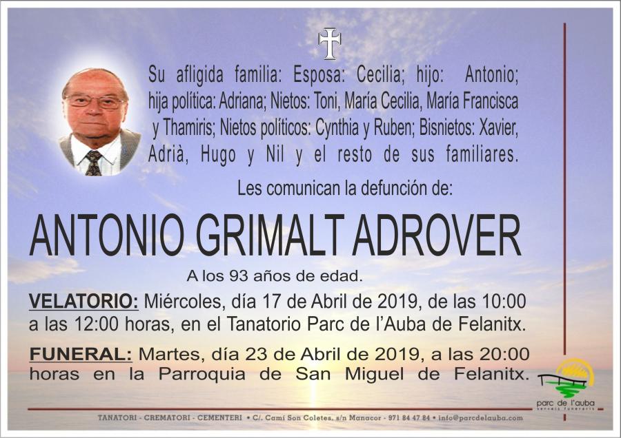 ANTONIO GRIMALT ADROVER