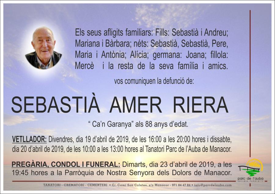 SEBASTIÀ AMER RIERA