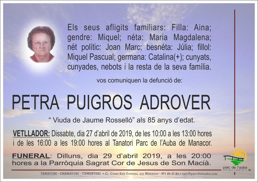 PETRA PUIGROS ADROVER